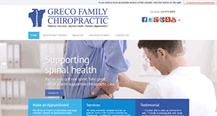 Desktop Screenshot of grecofamilychiro.com